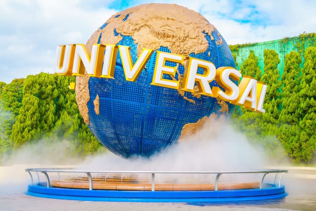 OSAKA, JAPAN - December 1, 2015: Universal Studios Japan (USJ). According to 2014 Theme Index Global Attraction Attendance Report, USJ is ranked fifth among the top 25 amusement parks worldwide.