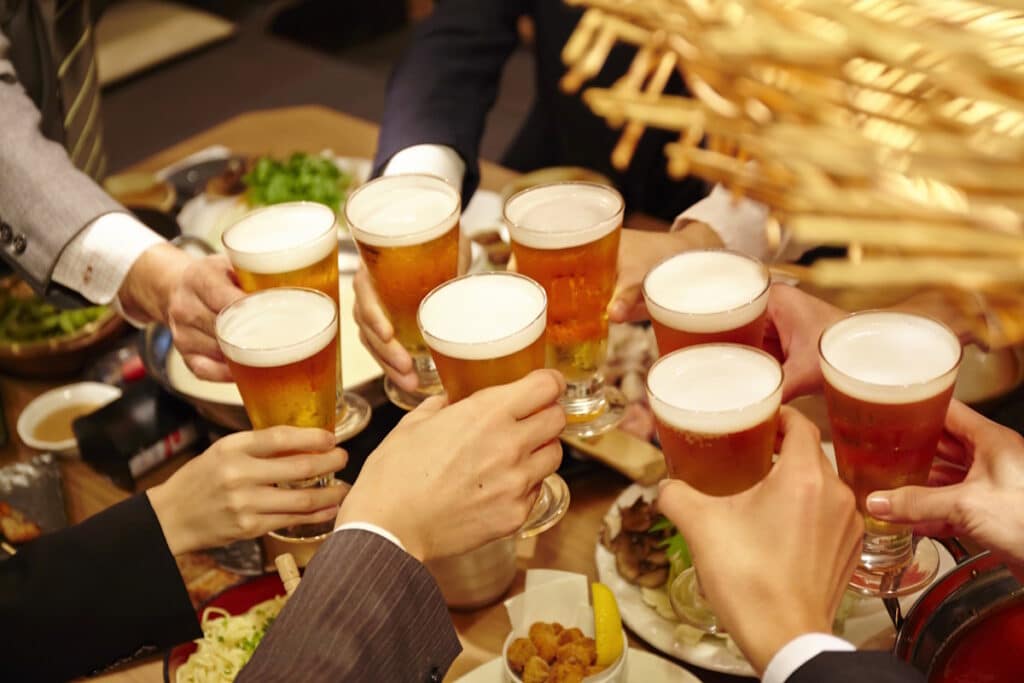 Year-end work parties in Japan