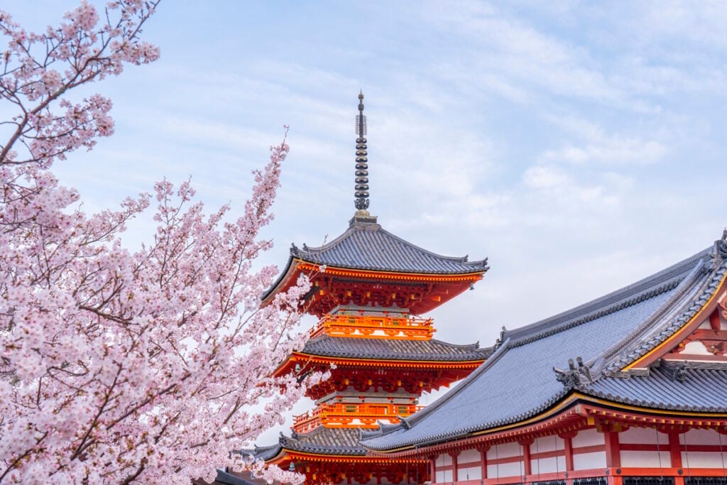 Kiyomizudera in Kyoto