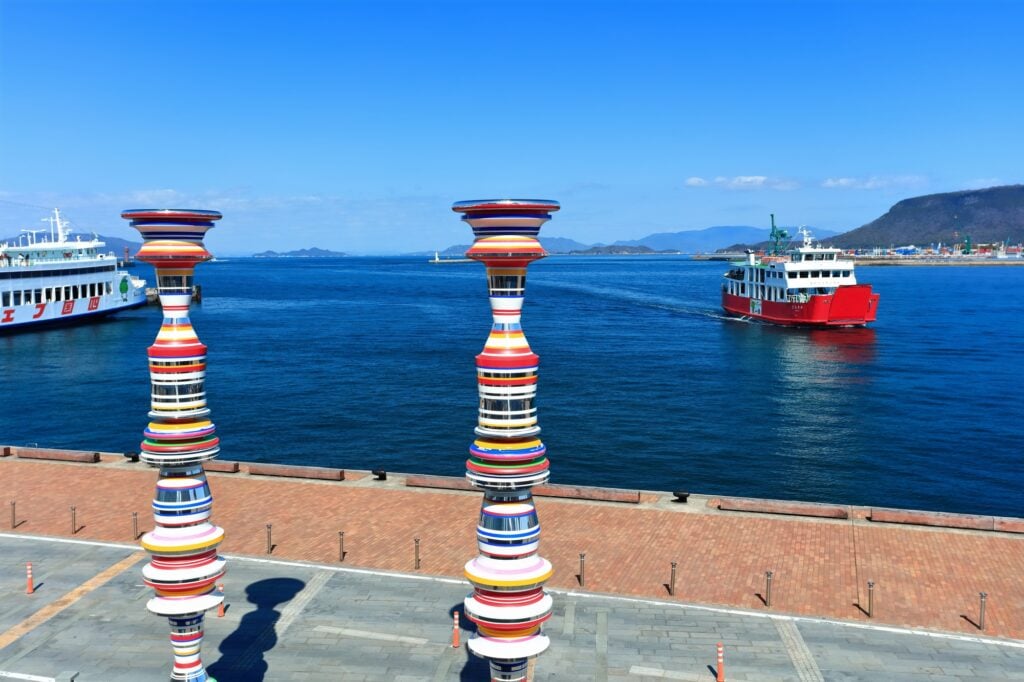 The port of Takamatsu, Kagawa Prefecture