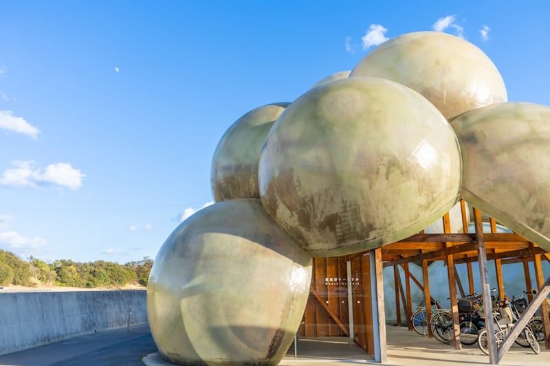Naoshima Port Terminal in Honmura